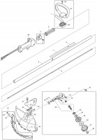 Makita EM2651LH 4-Stroke Petrol Brush Cutter 25cc Spare Parts