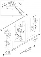 Makita EM4251 Petrol String Strimmer Spare Parts