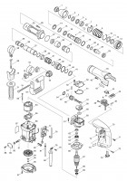 Makita HM0860C Demolition Hammer SDS Max Spare Parts