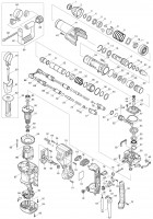 Makita HM0871C Avt SDS-Max Demolition Hammer Drill 110v 240v Spare Parts