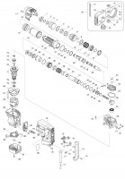 Makita HM1101C SDS-Max Demolition Hammer Drill 110v 240v Spare Parts