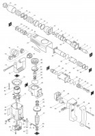 Makita HM1130 Demolition Hammer 110v & 240v Spare Parts