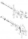 Makita HP2050 13mm 2 Speed Percussion Drill Spare Parts