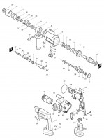 Makita HR160D SDS Rotary Hammer 12v Spare Parts