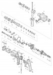 Makita HR2230 SDS+ Rotary Hammer Drill Spare Parts