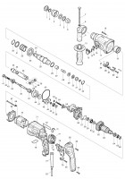 Makita HR2470 SDS+ Rotary Hammer Drill Spare Parts
