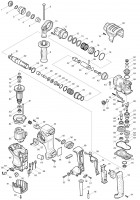 Makita HR2811F 28mm SDS+ Hammer Drill 110v & 240v Spare Parts