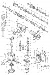 Makita HR3000C SDS-Plus Rotary Hammer 110v & 240v Spare Parts