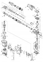 Makita HR3540C Rotary Hammer SDS Max AVT Spare Parts