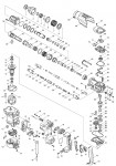 Makita HR3541FC Rotary Hammer SDS Max AVT Spare Parts