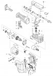 Makita JR140D Corldess CXT Reciprocating Saw 14.4v Spare Parts