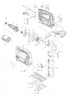 Makita JV0600 Corded 90mm Jigsaw 110v & 240v Spare Parts