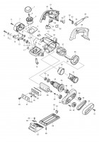 Makita KP0810 82mm 110v 240v Heavy Duty Planer Spare Parts