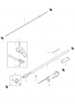 Makita PTR2500 Petrol Pole Hedgetrimmer 24.5cc Spare Parts