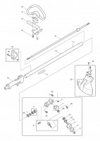 Makita RBC281 Petrol String Brush Cutter Spare Parts