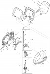 Makita UH5520 Electric Hedge Trimmers Spare Parts