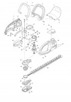 Makita UH5580 55cm Electric Hedge Trimmer 110v 240v Spare Parts