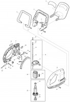 Makita UH7020 Electric Hedge Trimmers Spare Parts