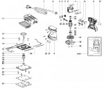 METABO 00066380 FSR 200 Intec GB 200w Orbital Sander 230V Spare Parts
