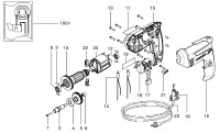 METABO 00133000 BE 10 EU Drill Driver 230V Spare Parts