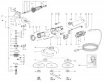 METABO 00160421 WE 14-150 QUICK US 1400w 150mm Angle Grinder 120V Spare Parts