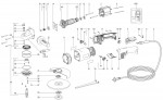 METABO 00177000 W 17-180 EU 1700w 180mm Angle Grinder 230V Spare Parts