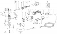METABO 00179000 WX 17-180 EU 1700w 180mm Angle Grinder 230V Spare Parts