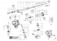 METABO 00206000 BHA 36 LTX COMPACT 18v Li-Ion SDS+ Compact Hammer Drill Spare Parts