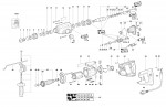 METABO 00223420 KHE-D 24 US Rotary Hammer Drill 120V Spare Parts