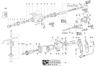 METABO 00230000 KHE 24 SP EU SDS -Plus Hammer Drill 230V Spare Parts