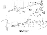 METABO 00244000 KHE 26 CONTACT EU Comination Hammer Drill 230V Spare Parts