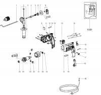 METABO 00260190 B 650 AU Power Shear 240V Spare Parts