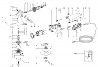 METABO 00263000 W 8-125 EU 800w 125mm Angle Grinder 230V Spare Parts