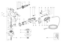 METABO 00269000 WE 9-125 QUICK EU 900w 125mm Angle Grinder 230v Spare Parts