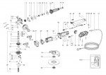 METABO 00259380 W 8-115 GB 800w 115mm Angle Grinder 230V Spare Parts