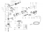 METABO 00259380 W 8-115 GB 800w 115mm Angle Grinder 230V Spare Parts