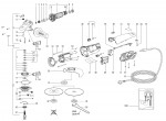METABO 00292420 WE 14-125 VS US 1400w 125mm Angle Grinder 120V Spare Parts