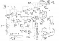 METABO 00332001 KHE 32 EU  SDS-Plus Hammer Drill 230V Spare Parts