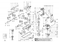 METABO 00341001 KHE 76 EU SDS-Max Combination Hammer Drill 230V Spare Parts