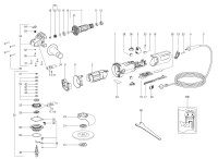 METABO 00350000 W 9-100 EU 900w 100mm Angle Grinder 230V Spare Parts