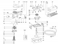 METABO 00356001 SR 356 EU 1/3 Sheet Orbital Sander 230V Spare Parts
