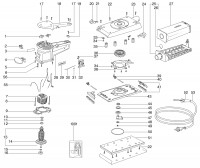 METABO 00358001 SR 358 EU 1/3 Sheet Orbital Sander 230V Spare Parts