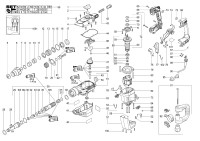 METABO 00366001 MHE 56 EU SDS Max Chipping Hammer 230V Spare Parts