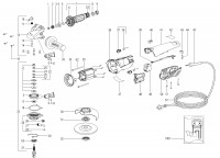 METABO 00372000 WE 14-125 QUICK EU 1400w 125mm Angle Grinder 230V Spare Parts
