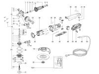 METABO 00373000 WPA 11-125 QUICKPROTECT EU 1100w 125mm Angle Grinder 230V Spare Parts