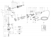 METABO 00374000 W 9-125 QUICK EU 900w 125mm Angle Grinder 230V Spare Parts