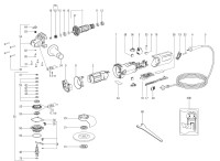 METABO 00376000 W 9-125 EU 900w 125mm Angle Grinder 230V Spare Parts