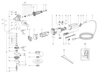 METABO 00381000 W 900-125 EU 900w 125mm Angle Grinder 230V Spare Parts