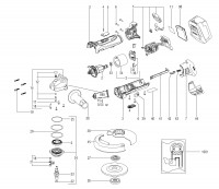 METABO 00404001 W 18 LTX 150 18v Cordless Angle Grinder 125mm Spare Parts