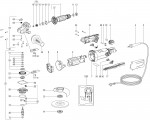 METABO 00414000 WP 12-125 QUICK EU 1200w 115mm Angle Grinder 230V Spare Parts